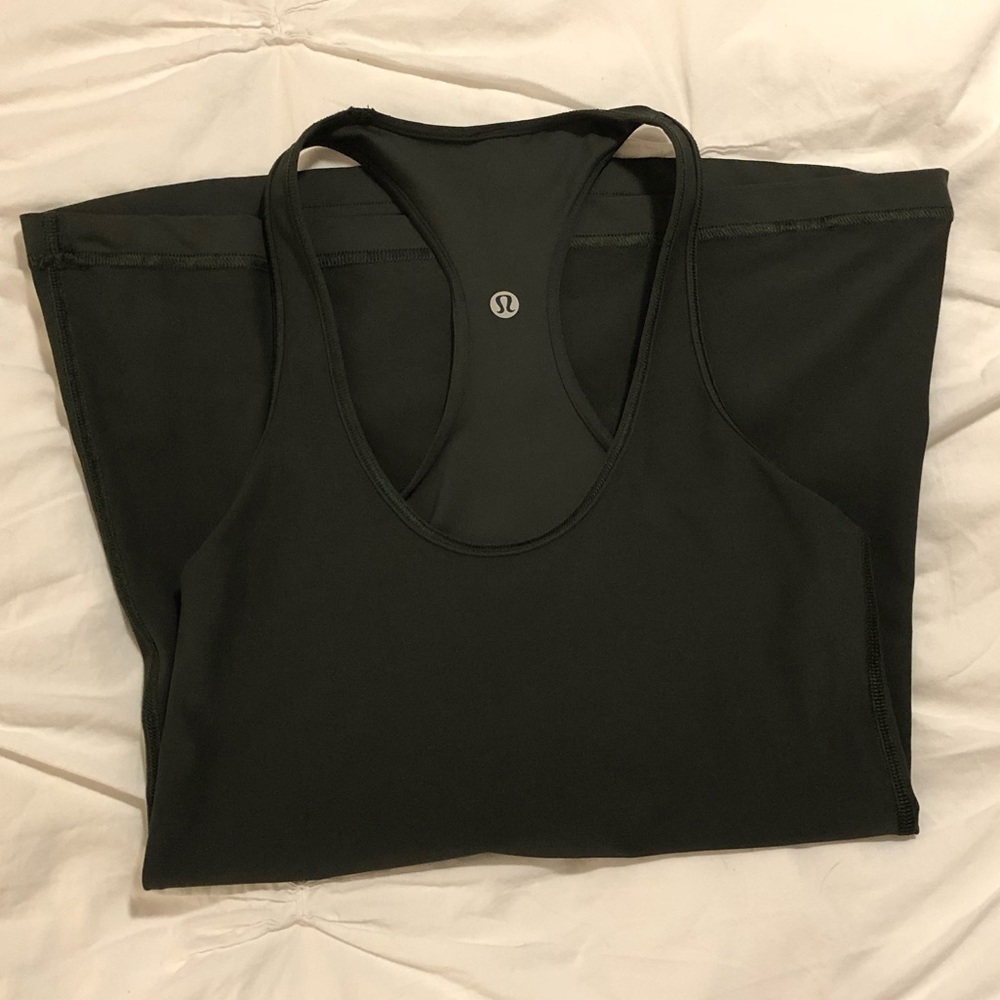 Lululemon tank top - size 4 - dark green